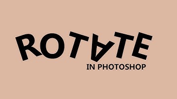How to Flip and Rotate Letters in Photoshop | Photoshop Basic tutorial for beginners