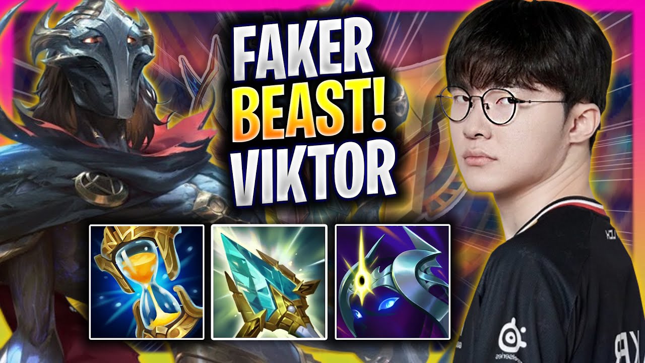 FAKER IS A BEAST WITH VIKTOR! - T1 Faker Plays Viktor MID vs Lucian! | Season 2025