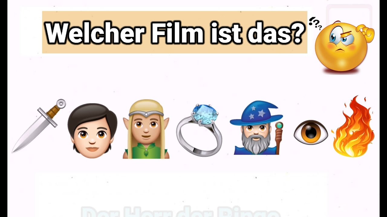 Emoji Rätsel Mit Lösung Filme www.youtube.com