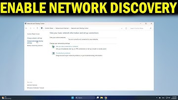 How To Turn On Network Discovery In Windows 11 - Quick Fix