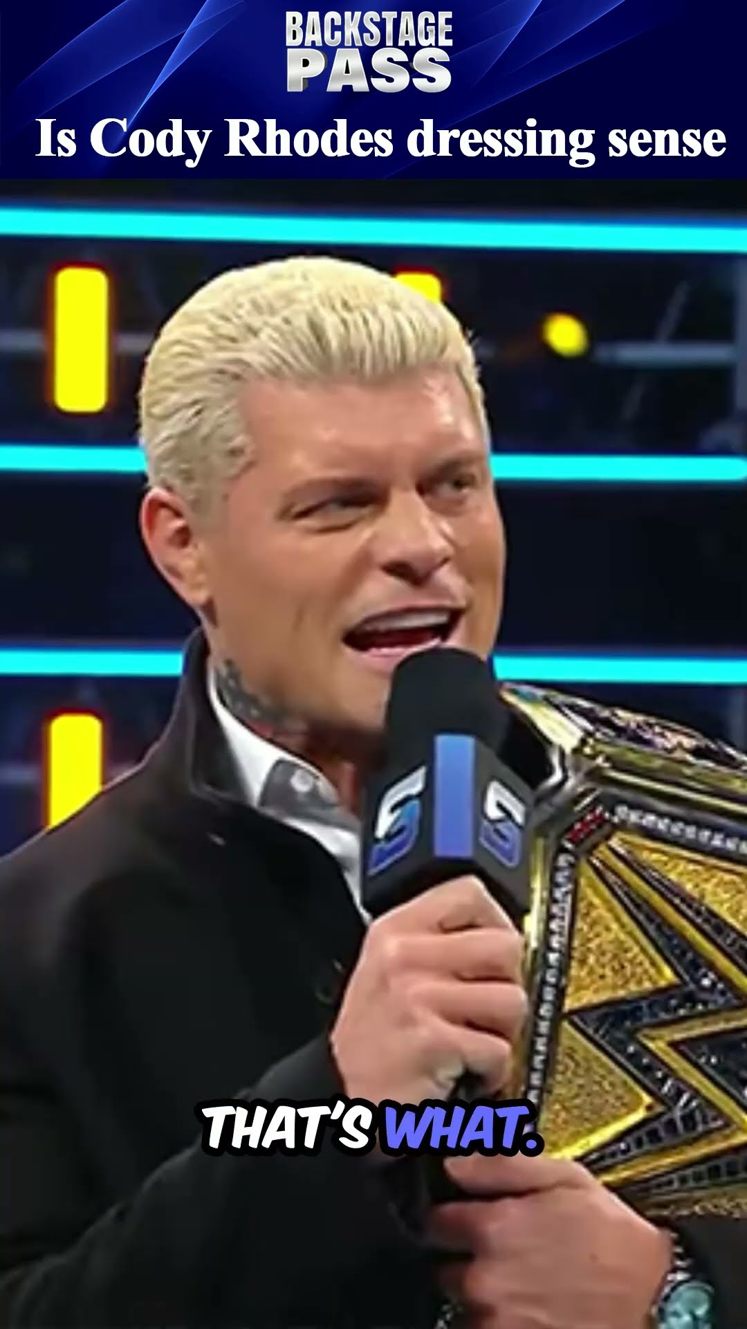 Is Cody Rhodes' fashion hurting his storylines #wwe #codyrhodes #smackdown #shorts
