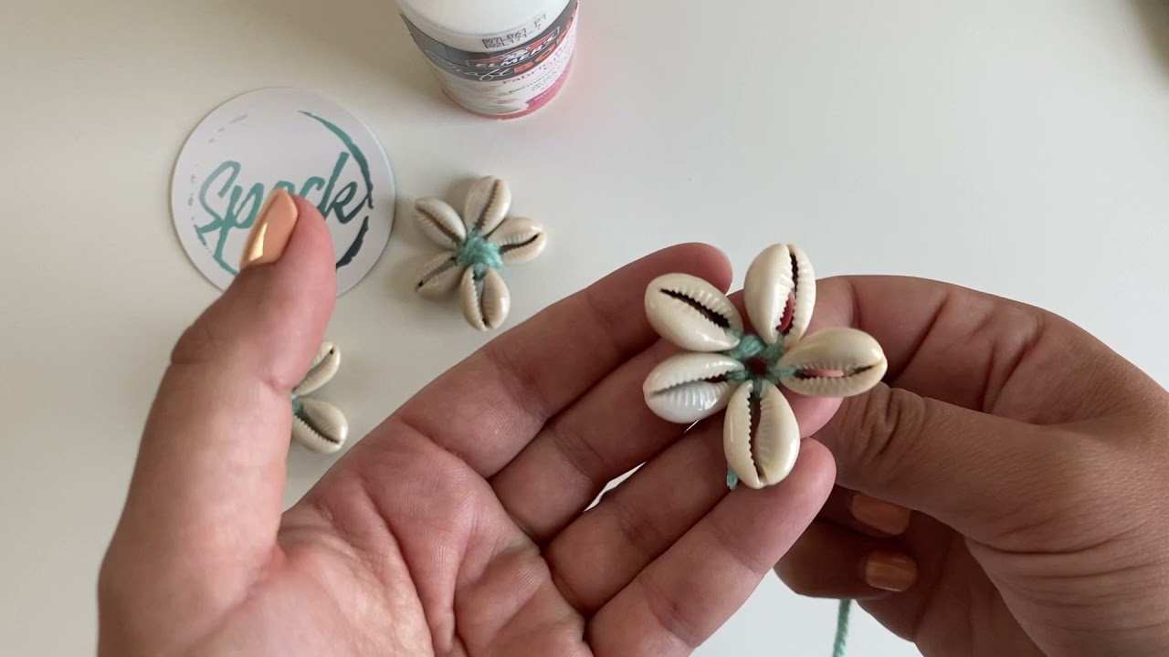 How to create a Cowrie shell star pendant