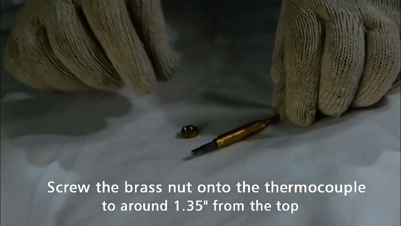 How to replace Thermocouple for Elementi & Modeno fire pits YouTube