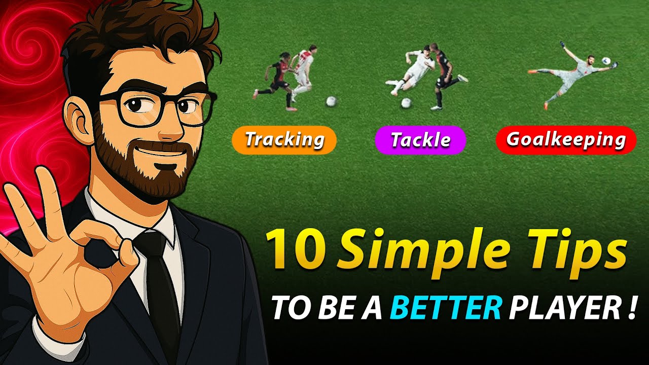10 простых советов, как стать лучшим игроком в киберфутболе! Наблюдайте и улучшайте свою игру...