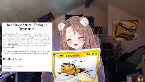 Reading the entire Bee Movie Script (cringe)