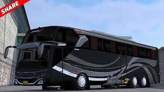 RILIS‼️SHARE LIVERY POLOSAN MOD BUSSID JB3  SCANIA K410 IB AsxFm Free PPL CUY!🔥 - bus simulator id