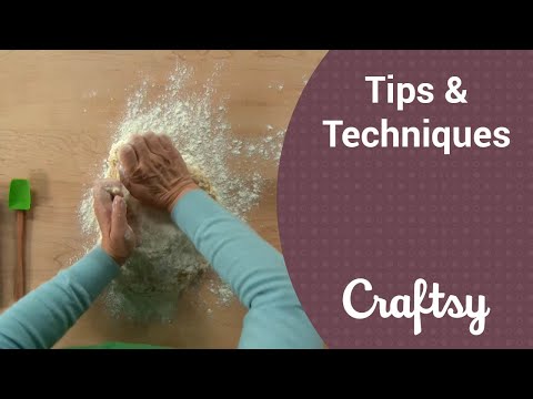 Homemade Cinnamon Rolls: Kneading Dough