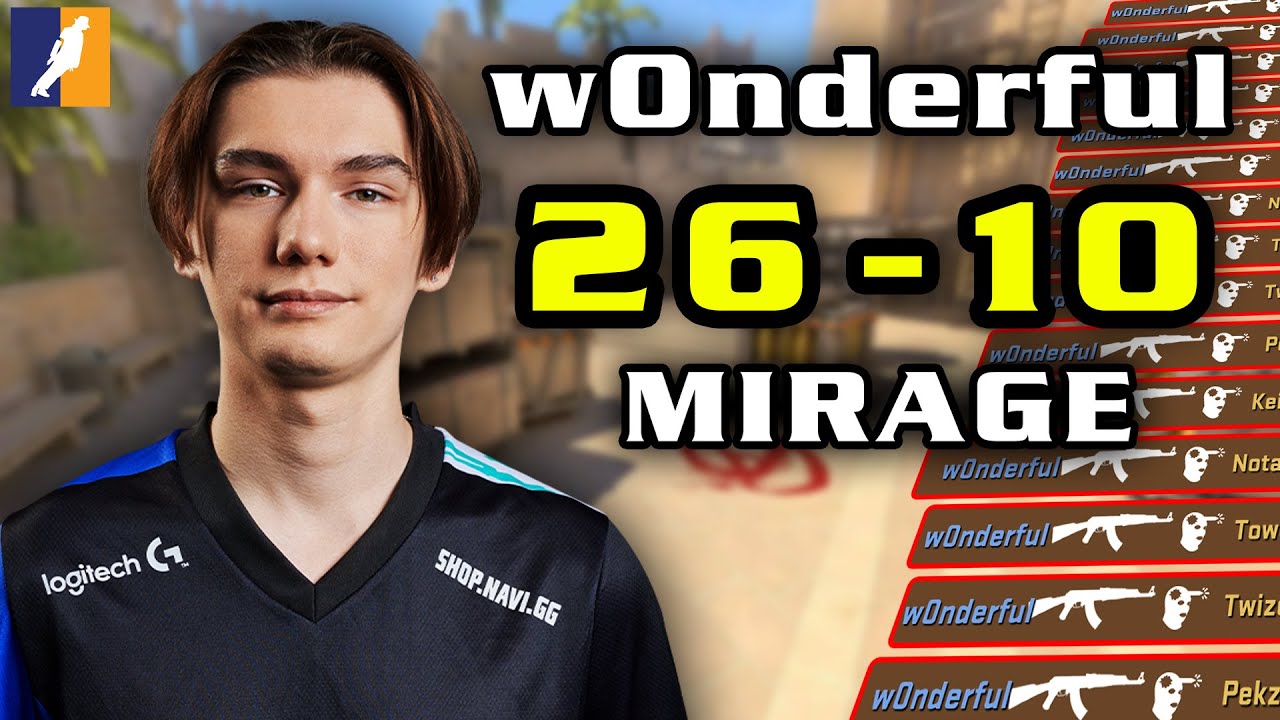 [POV PEEK] w0nderful (26-10) | Mirage | Рейтинг Faceit | 12 января 2026 г.