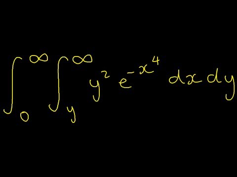 Double Integral Of Y 2 E X 4 Learnmathsfree Youtube