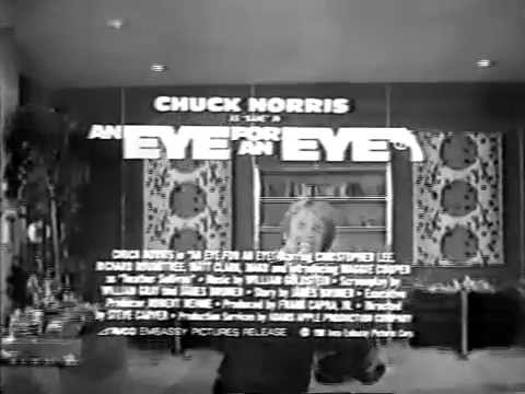 An Eye for an Eye 1981 TV trailer in B & W