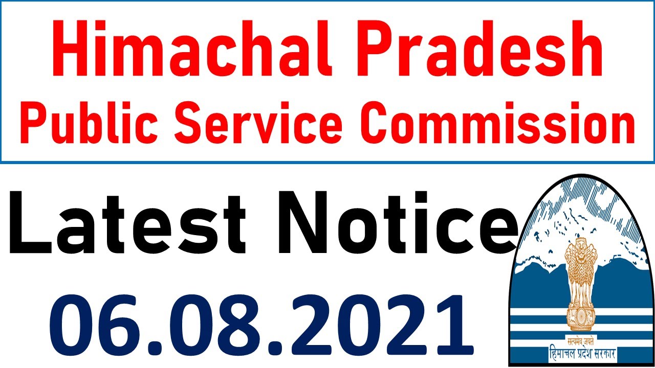 HPPSC New Notice Out | Documents Submission | 06.08.2021 |