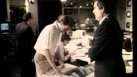Making of A Newscast (CBS Evening News, April 10, ...