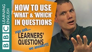 'What' and 'which' - Learners' Questions