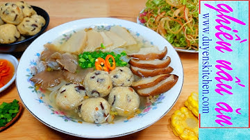 Bún Mọc Chay | Làm Mọc Viên Chay | Món Ăn Chay By Duyen