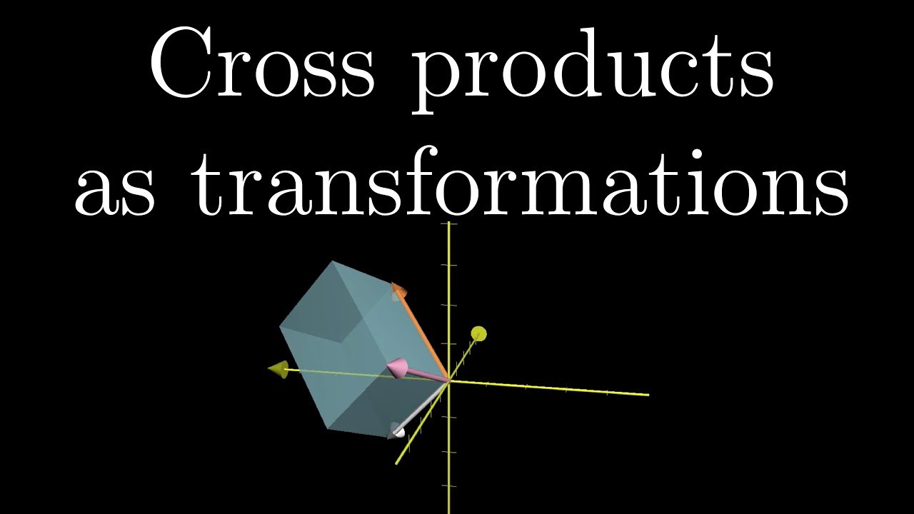 Cross products in the light of linear transformations | Essence of linear algebra chapter 8 part 2