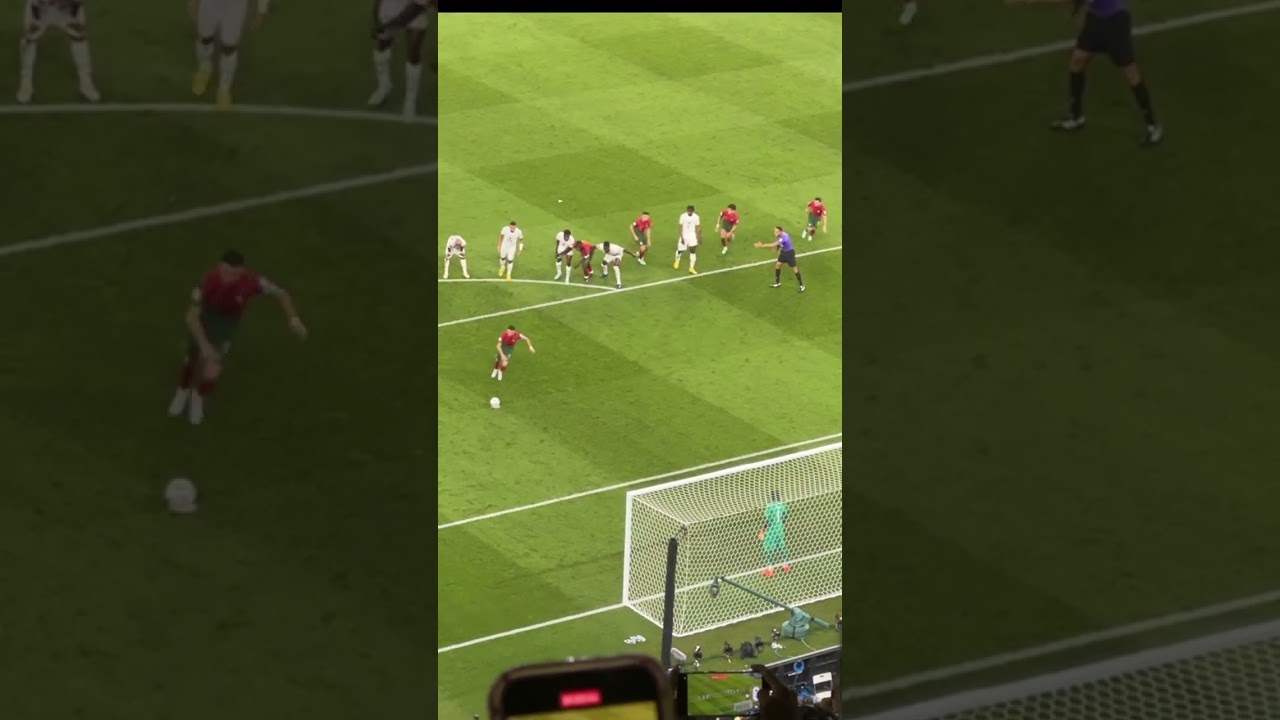 the Moment Ronaldo scored at the World Cup...