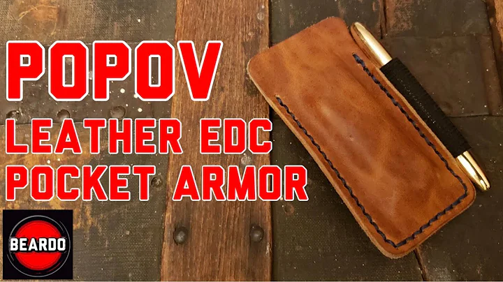 POPOV LEATHER EDC POCKET ARMOR REVIEW!