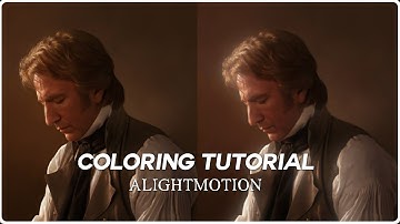 Soft Glow coloring tutorial in alightmotion