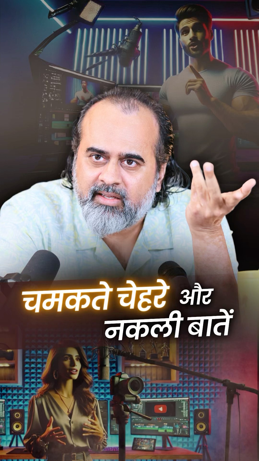 चमकते चेहरे और नक़ली बातें || आचार्य प्रशांत