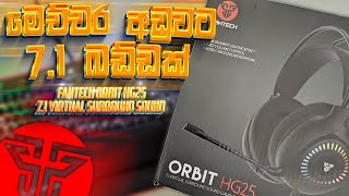 Fntech Hg25 Orbit 7.1 Headset, Honest Review Sinhala