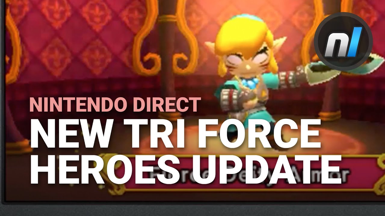 Zelda Tri Force Heroes Update New Levels & Costumes! Nintendo