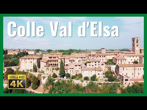 Colle Val d'Elsa (Tuscany) Italy WALKING TOUR in 4k