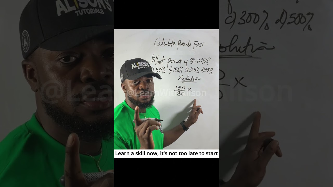 Solve Percentage FAST 