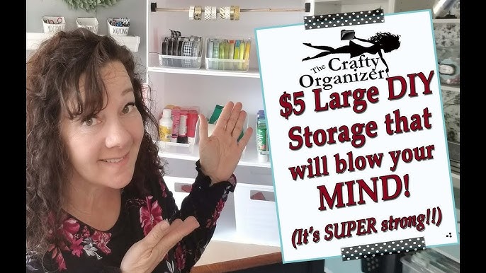 Wall Storage for Crafts - RIDICULOUSLY Budget Friendly! 