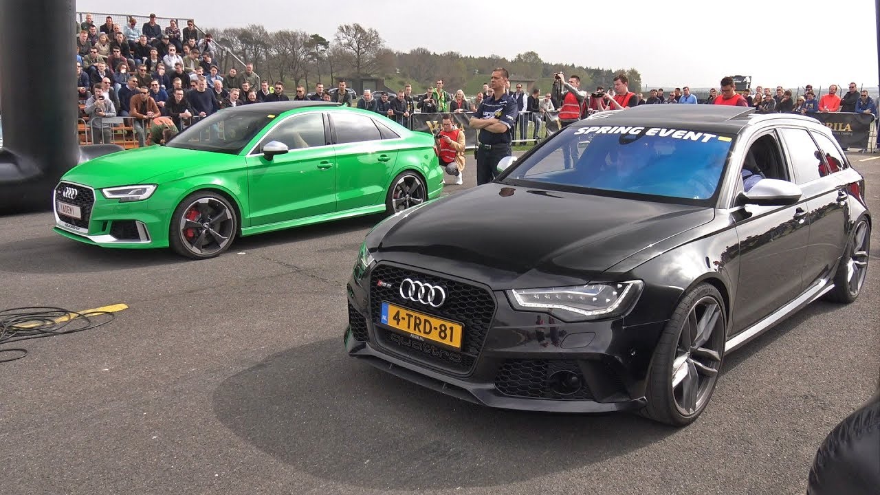 Audi Rs3 Sedan Vs Audi Rs6 Avant C7 Youtube