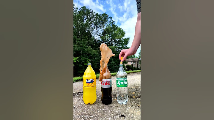 Popular Coke Sodas Vs Mentos 68 (IN REVERSE) #satisfying #experiment #asmr