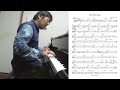 『Air Dancing (Buster Williams)』  played by Takeshi Fukushima (Solo Piano) with sheet