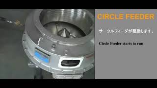 CIRCLE FEEDER with AIR MOTOR ►  No risk of spark