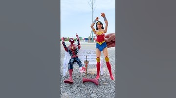 Wonder Woman tests Spider Man