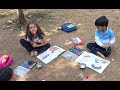 Drawing by kids at Linear Garden #education #learning #painting #pune #india #nurseryrhymes 