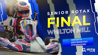 1 DRIVER ON WETS, 33 ON SLICKS! Will it rain? - British Kart Championship - WM - Senior Rotax Final