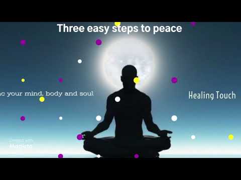 Three easy steps to peace