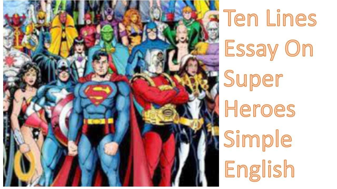 superhero essay in english
