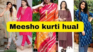 Mesho Kurti Set Starting 303 Mesho Letest Kurti Set With Price Stylish Selection