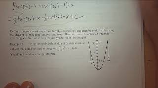 Calculus Lesson 9-7 Final Integration Techniques