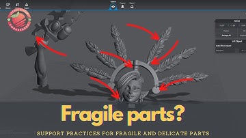 Lychee Mastery: Supporting small, delicate or fragile parts #lycheeslicer #3dprinting #3dprints