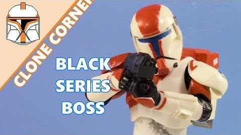 Clone Corner # 122: Black Series 6" Gaming Greats Republic Commando RC-1138 Boss