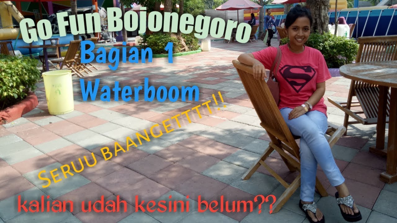 Serunya bermain air di Waterboom Go Fun Bojonegoro - YouTube
