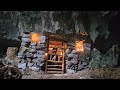 Build shelters in caves, mysterious, durable, beautiful stone houses