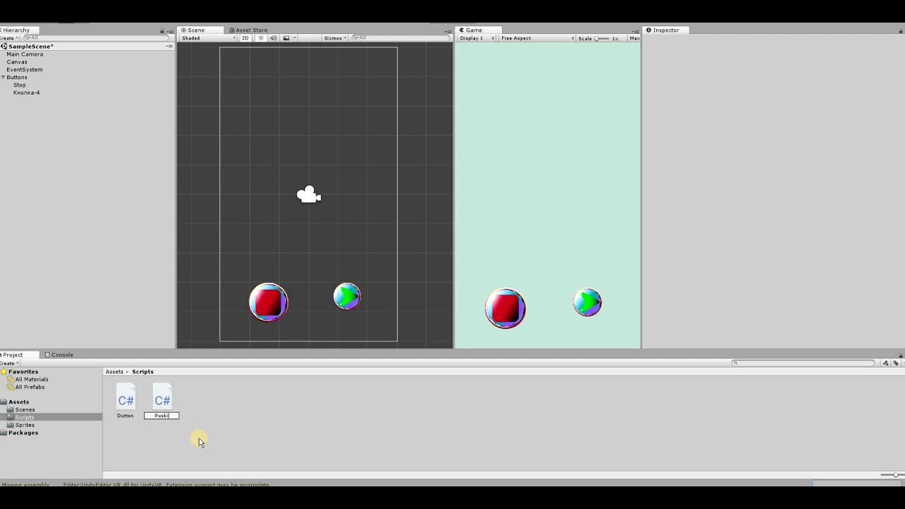 Unity 2d движения