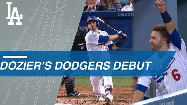 Dozier's Dodgers debut
