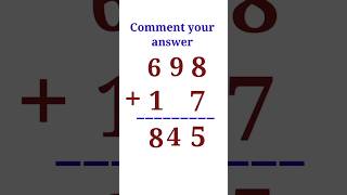 Comment your answer | Answer if you can | #shorts #maths #trending