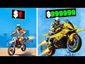 $1 to $1,000,000,000 FLYING BIKE in GTA 5!