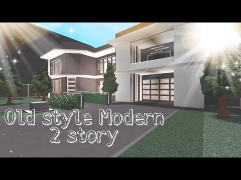 Old style modern 2 story | House Build| Roblox Bloxburg