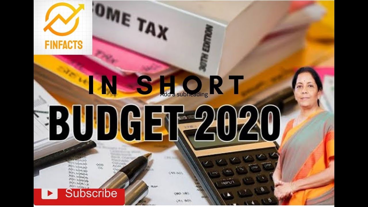 BUDGET 2020|| 10 IMPORTANT POINT ON BUDGET 2020||