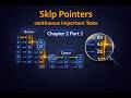 Skip Pointers | important Note